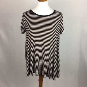 Black and brown stripe shirt